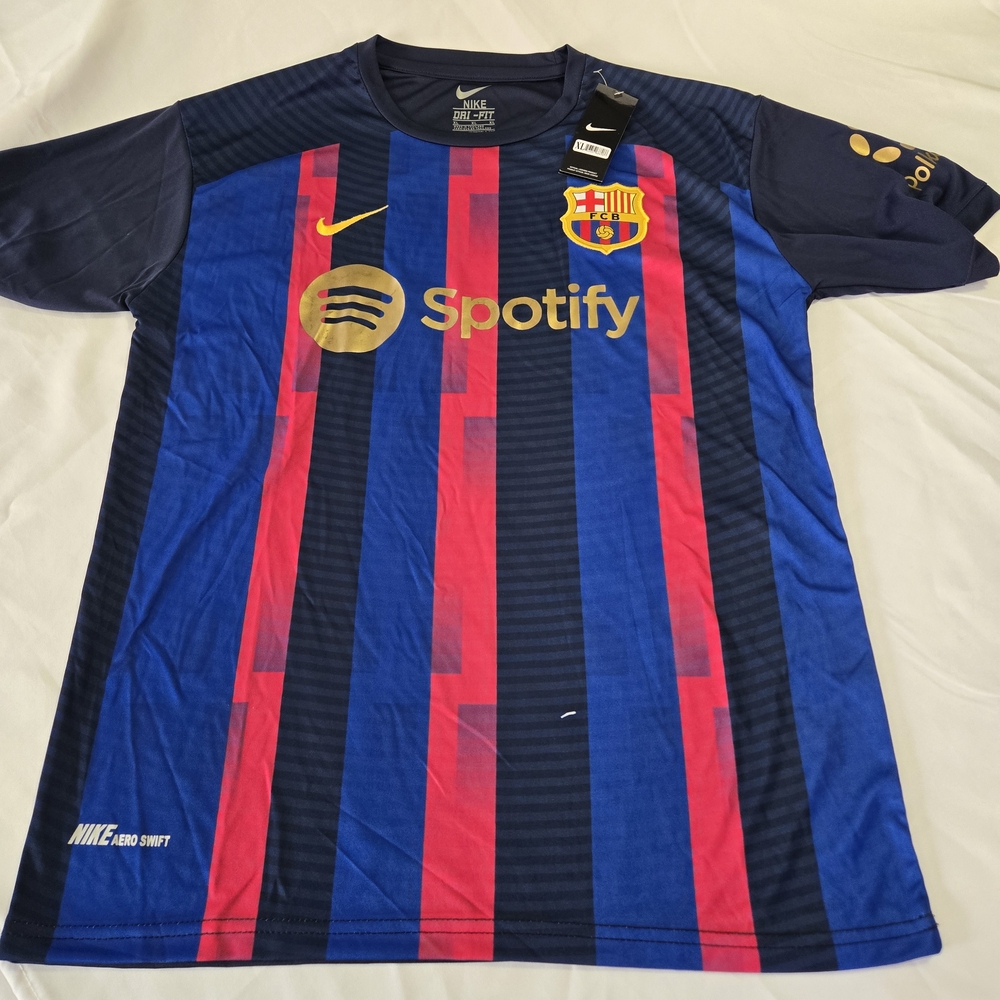 Nike Blue and Red Men's Jersey